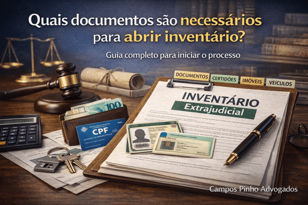 Quais documentos para abrir inventário 13 - Quais documentos para abrir inventário