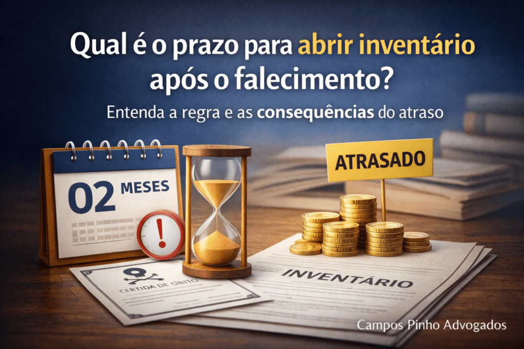 Qual é o prazo para abrir inventário 5 - Qual é o prazo para abrir inventário