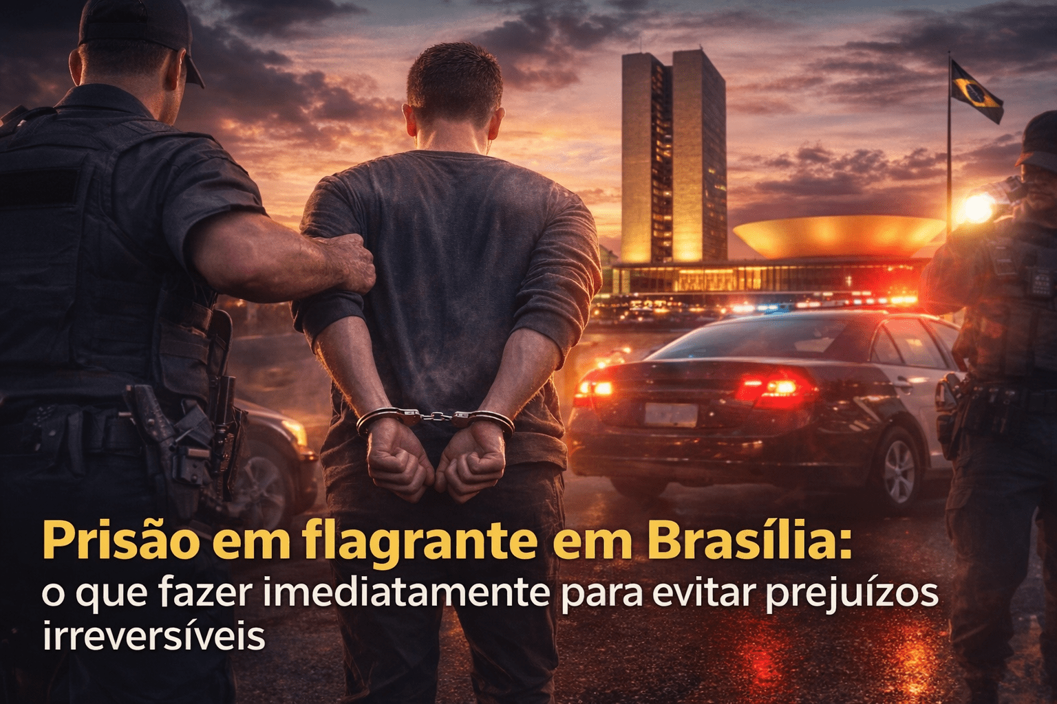 prisão em flagrante em Brasília